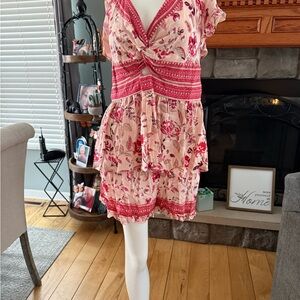 Floral Pink and Cream Set